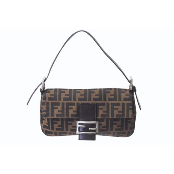 Fendi Handbags - FENDI Mamma Bucket One Shoulder Hobo Bag Zucca Brown